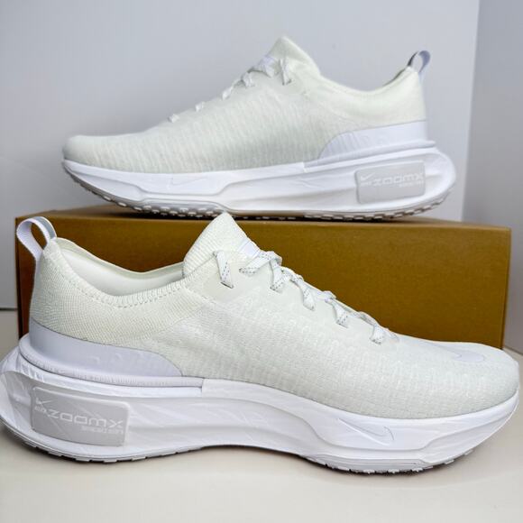 Nike ZoomX Invincible Run FK 3 Triple White Size 15 Men - Picture 2 of 7